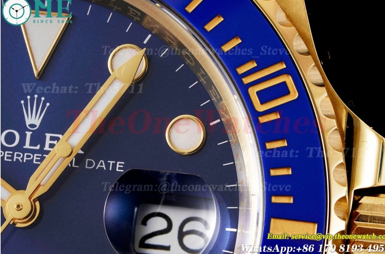 Dot VR3235 YG Submariner 41mm 126618LB Blue YG Clean 0115